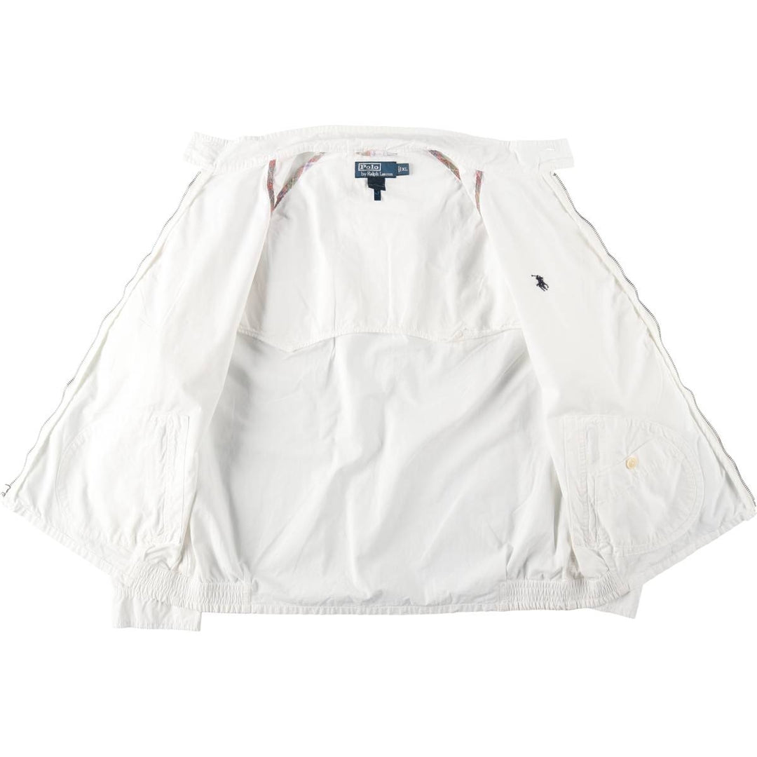 Ralph Lauren POLO by Ralph Lauren Harrington Jacket, Swing Top, Men's XL cotton white type Vintage Second Hand