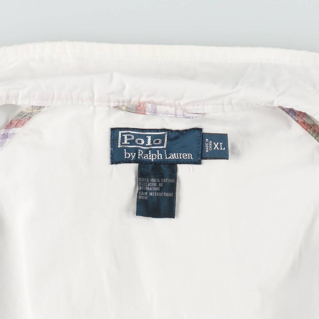 Ralph Lauren POLO by Ralph Lauren Harrington Jacket, Swing Top, Men's XL cotton white type Vintage Second Hand