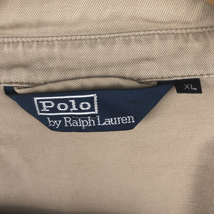 Ralph Lauren POLO by Ralph Lauren Swing Top Sports Jacket Men's XL cotton Khaki type beige Vintage Second Hand