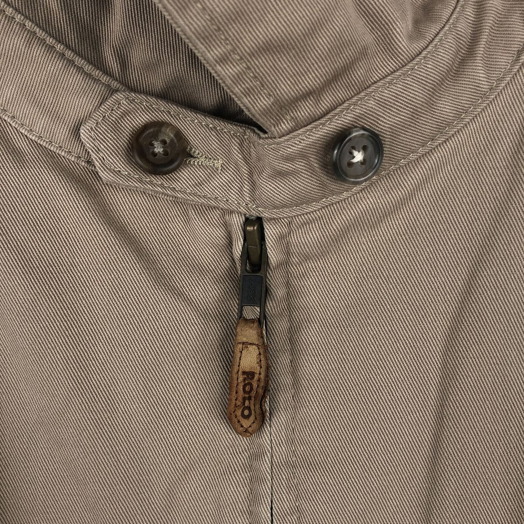 Ralph Lauren POLO by Ralph Lauren Swing Top Sports Jacket Men's XL cotton Khaki type beige Vintage Second Hand