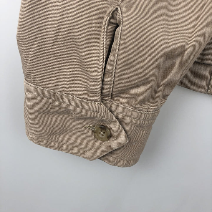 Ralph Lauren POLO by Ralph Lauren Swing Top Sports Jacket Men's XL cotton Khaki type beige Vintage Second Hand
