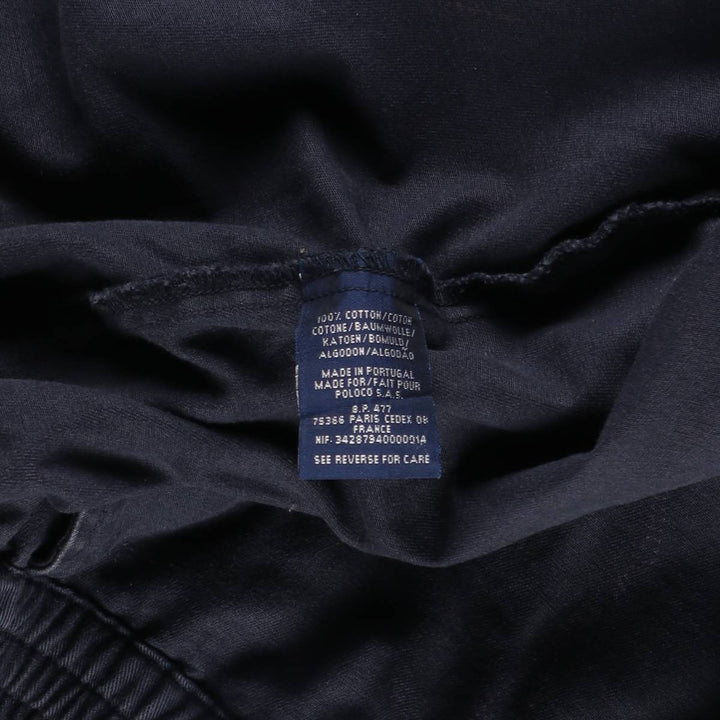 Ralph Lauren POLO by Ralph Lauren Swing Top Sports Jacket Men's XXL cotton navy blue type Vintage Second Hand