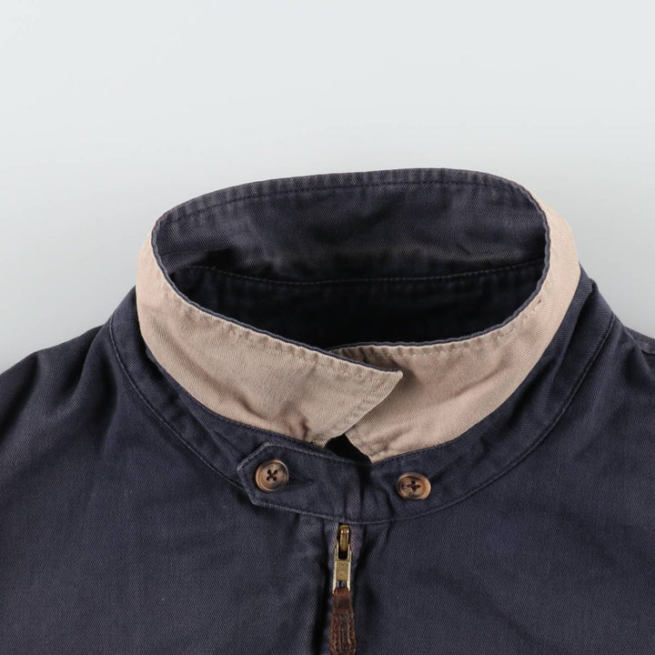 Ralph Lauren POLO by Ralph Lauren Swing Top Sports Jacket Men's XXL cotton navy blue type Vintage Second Hand