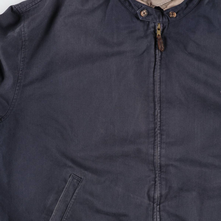 Ralph Lauren POLO by Ralph Lauren Swing Top Sports Jacket Men's XXL cotton navy blue type Vintage Second Hand