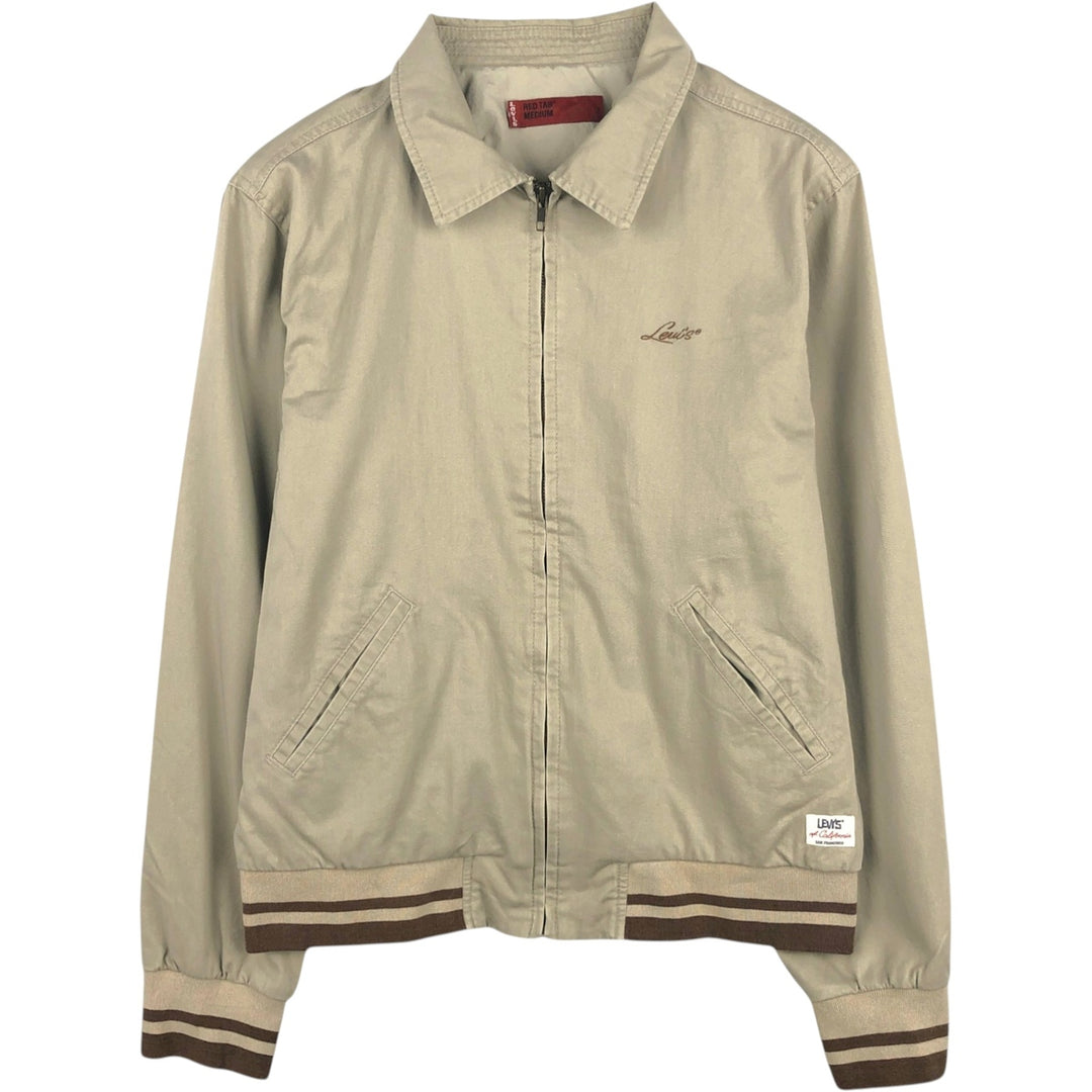 2000'S Levi's RED TAB Swing Top Sport Jacket, Men's Size M (approx.) cotton Beige type Vintage Second Hand