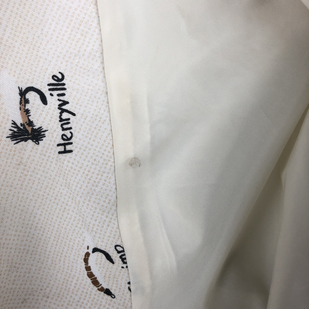 1970'S Eddie Bauer Harrington Jacket (Black Tag, Swing Top, Men's Size L) unclear ivory Vintage Second Hand