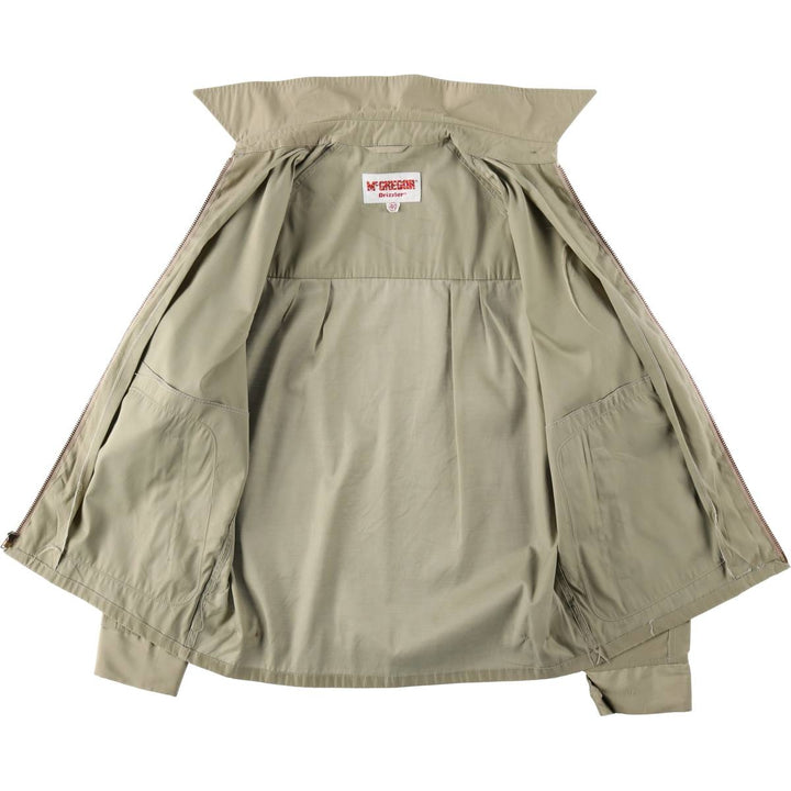 ~90'S McGREGOR Drizzler Swing Top Sport Jacket, Men's Size M (Equivalent), Vintage unclear Khaki type beige Vintage Second Hand
