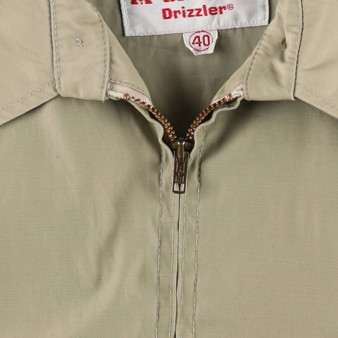~90'S McGREGOR Drizzler Swing Top Sport Jacket, Men's Size M (Equivalent), Vintage unclear Khaki type beige Vintage Second Hand