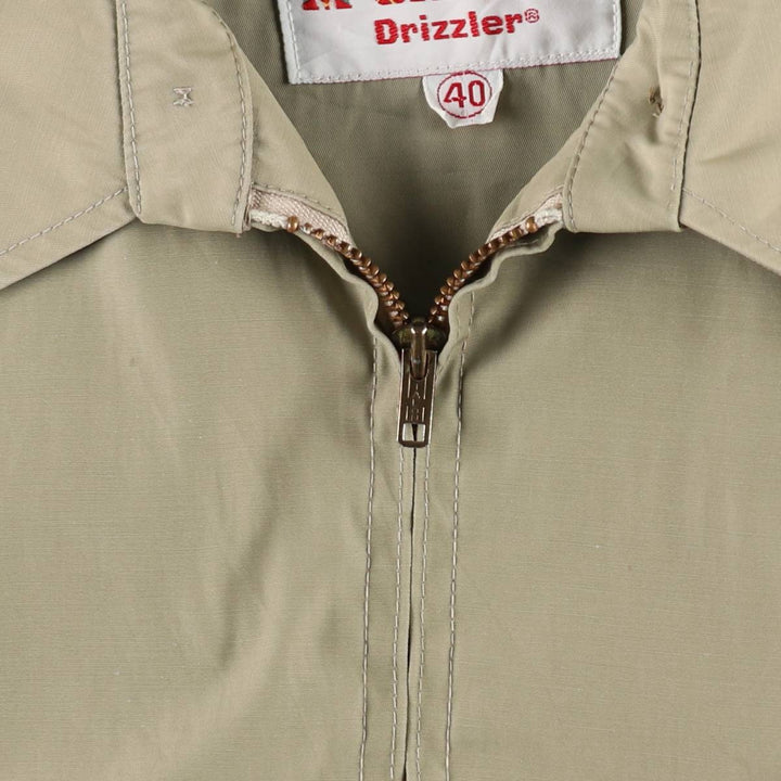 ~90'S McGREGOR Drizzler Swing Top Sport Jacket, Men's Size M (Equivalent), Vintage unclear Khaki type beige Vintage Second Hand