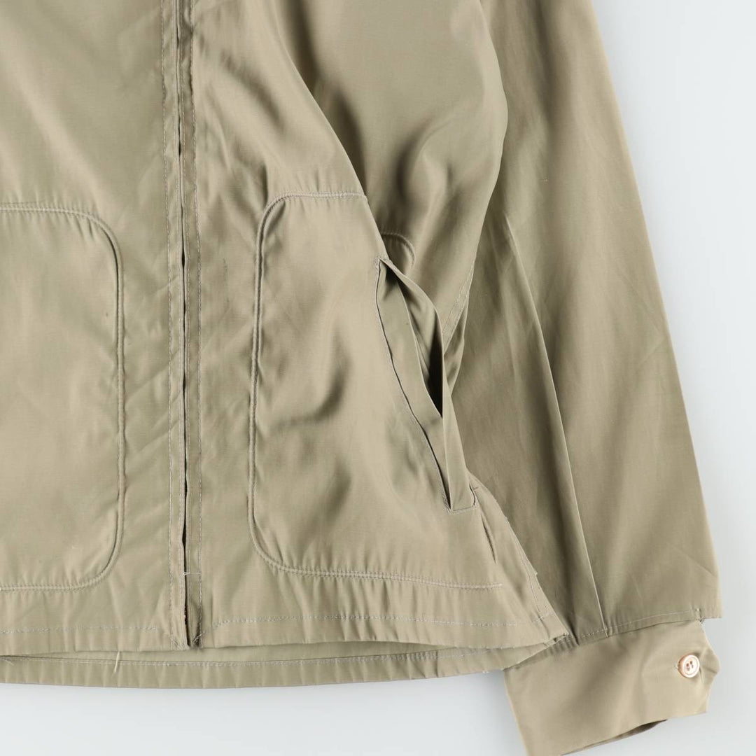 ~90'S McGREGOR Drizzler Swing Top Sport Jacket, Men's Size M (Equivalent), Vintage unclear Khaki type beige Vintage Second Hand