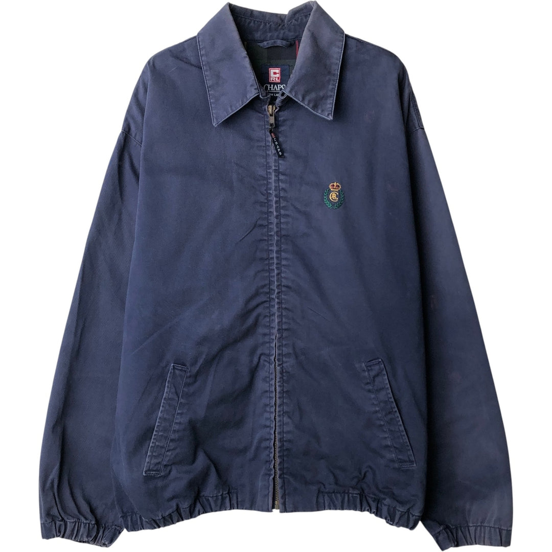 Ralph Lauren CHAPS Swing Top Sport Jacket, Made in Russia, Men's Size S (approx.) cotton navy blue type Vintage Second Hand