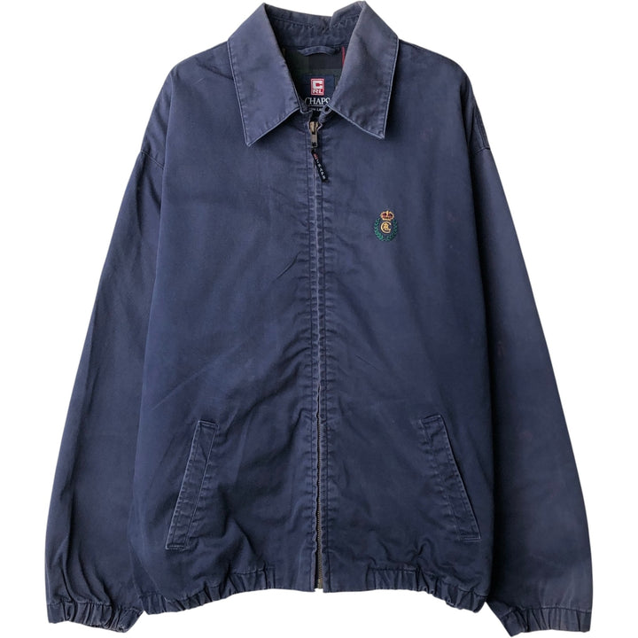 Ralph Lauren CHAPS Swing Top Sport Jacket, Made in Russia, Men's Size S (approx.) cotton navy blue type Vintage Second Hand
