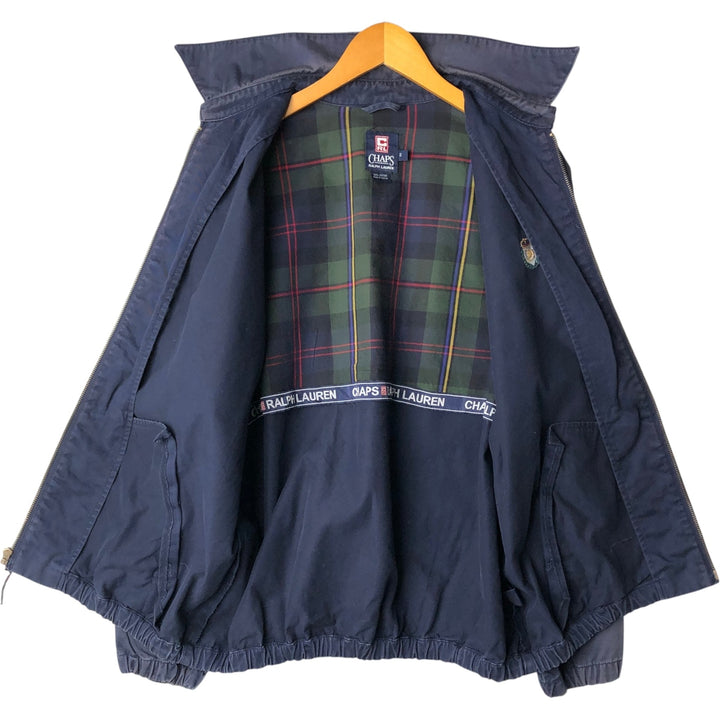 Ralph Lauren CHAPS Swing Top Sport Jacket, Made in Russia, Men's Size S (approx.) cotton navy blue type Vintage Second Hand