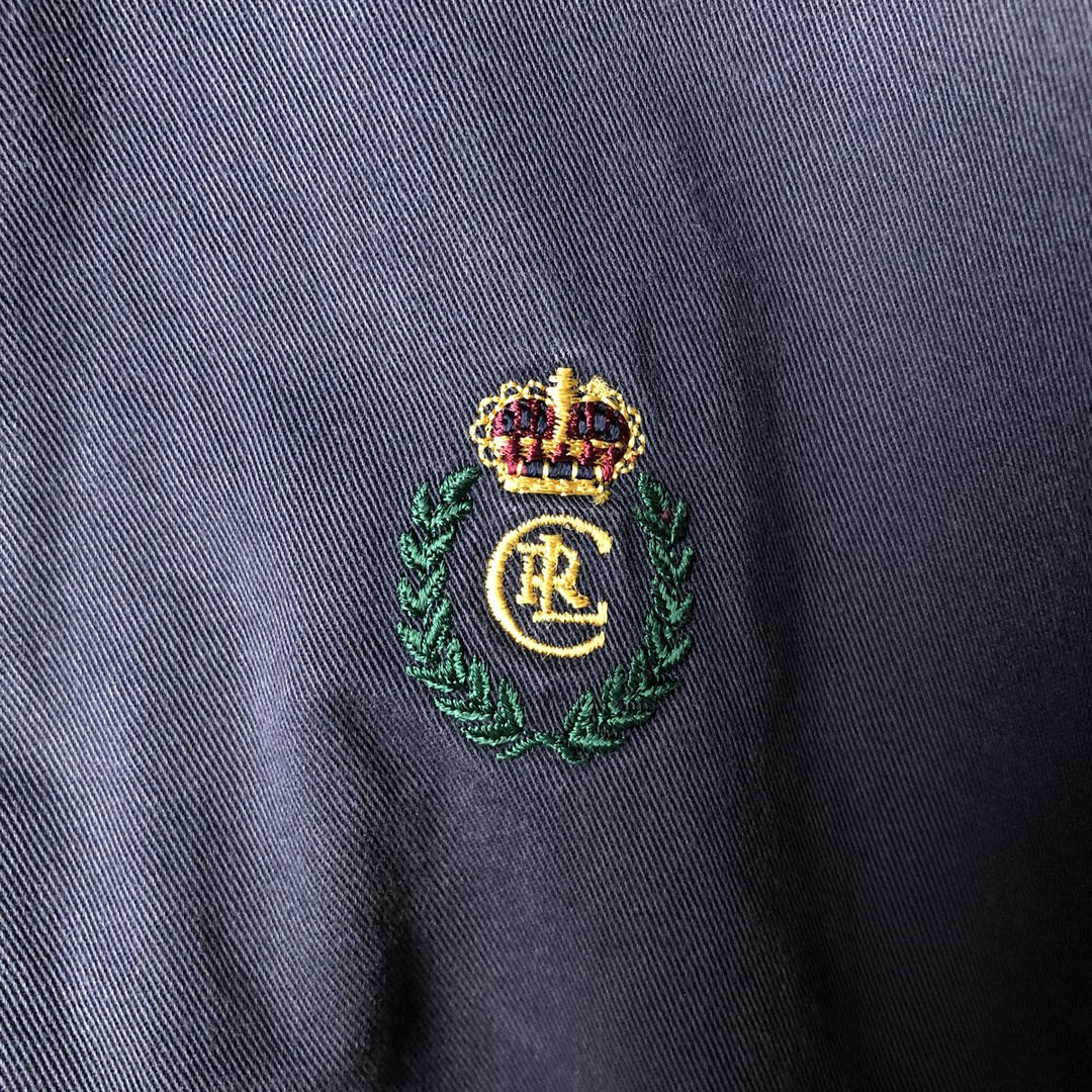 Ralph Lauren CHAPS Swing Top Sport Jacket, Made in Russia, Men's Size S (approx.) cotton navy blue type Vintage Second Hand