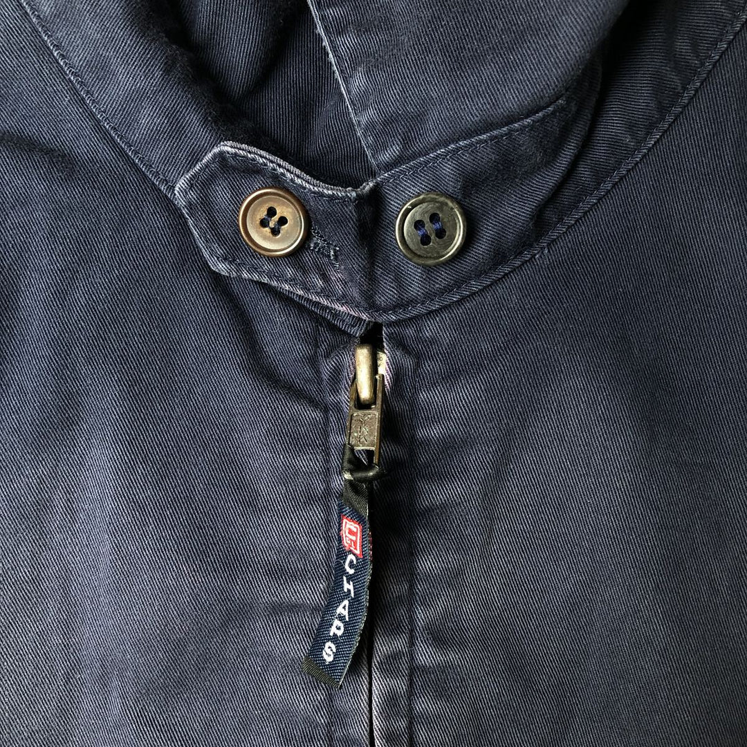 Ralph Lauren CHAPS Swing Top Sport Jacket, Made in Russia, Men's Size S (approx.) cotton navy blue type Vintage Second Hand