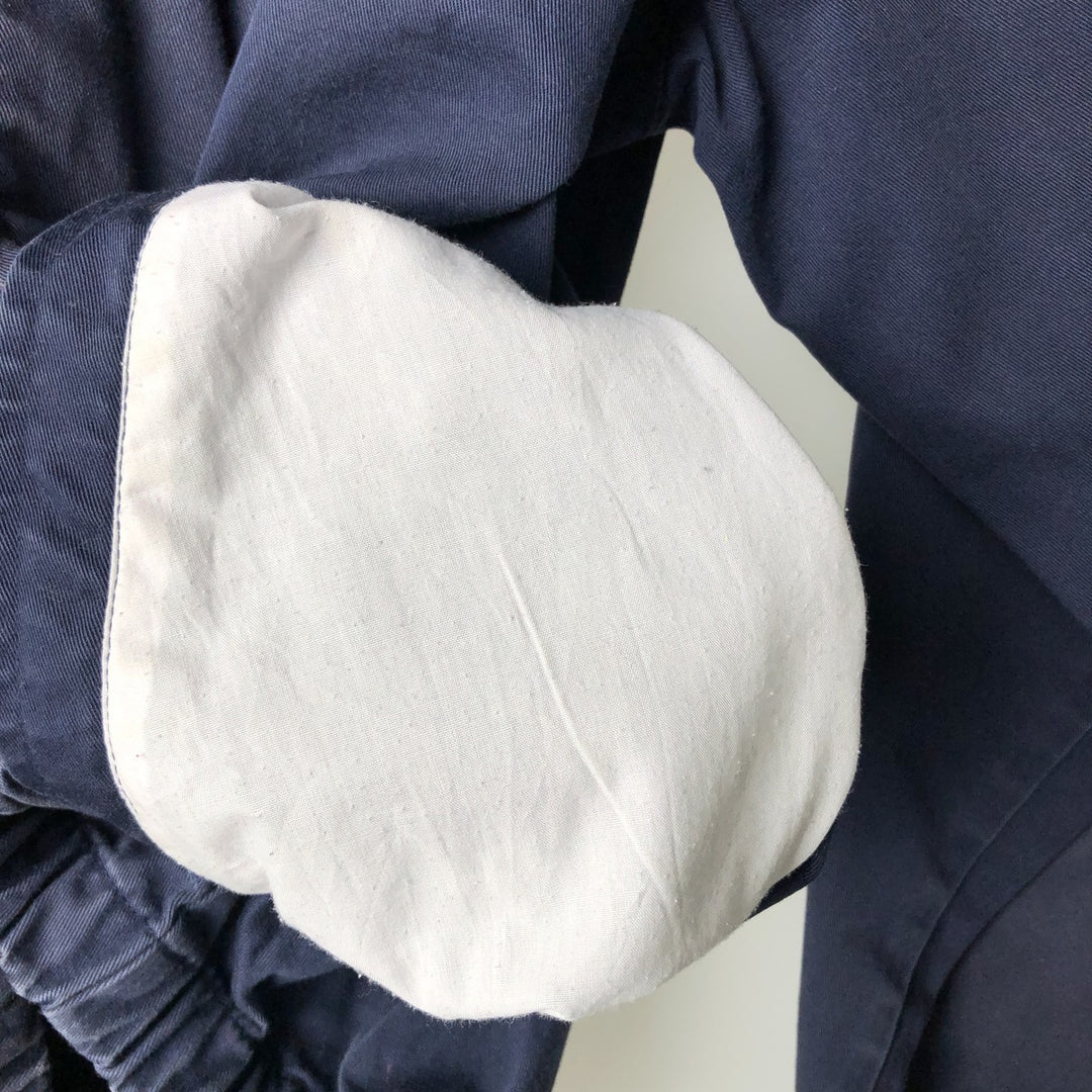 Ralph Lauren CHAPS Swing Top Sport Jacket, Made in Russia, Men's Size S (approx.) cotton navy blue type Vintage Second Hand