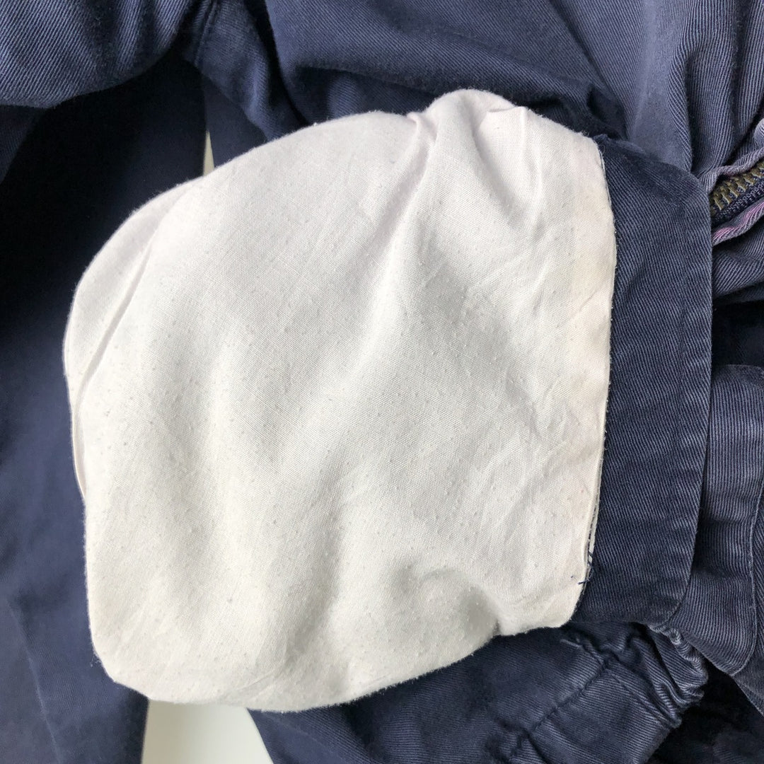 Ralph Lauren CHAPS Swing Top Sport Jacket, Made in Russia, Men's Size S (approx.) cotton navy blue type Vintage Second Hand