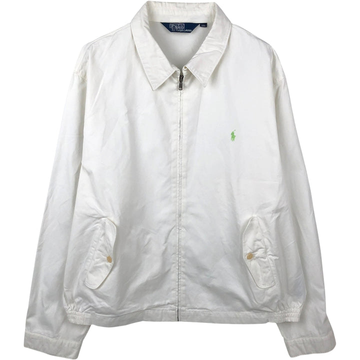 Ralph Lauren POLO by Ralph Lauren Swing Top Sports Jacket Men's XXL cotton white type Vintage Second Hand