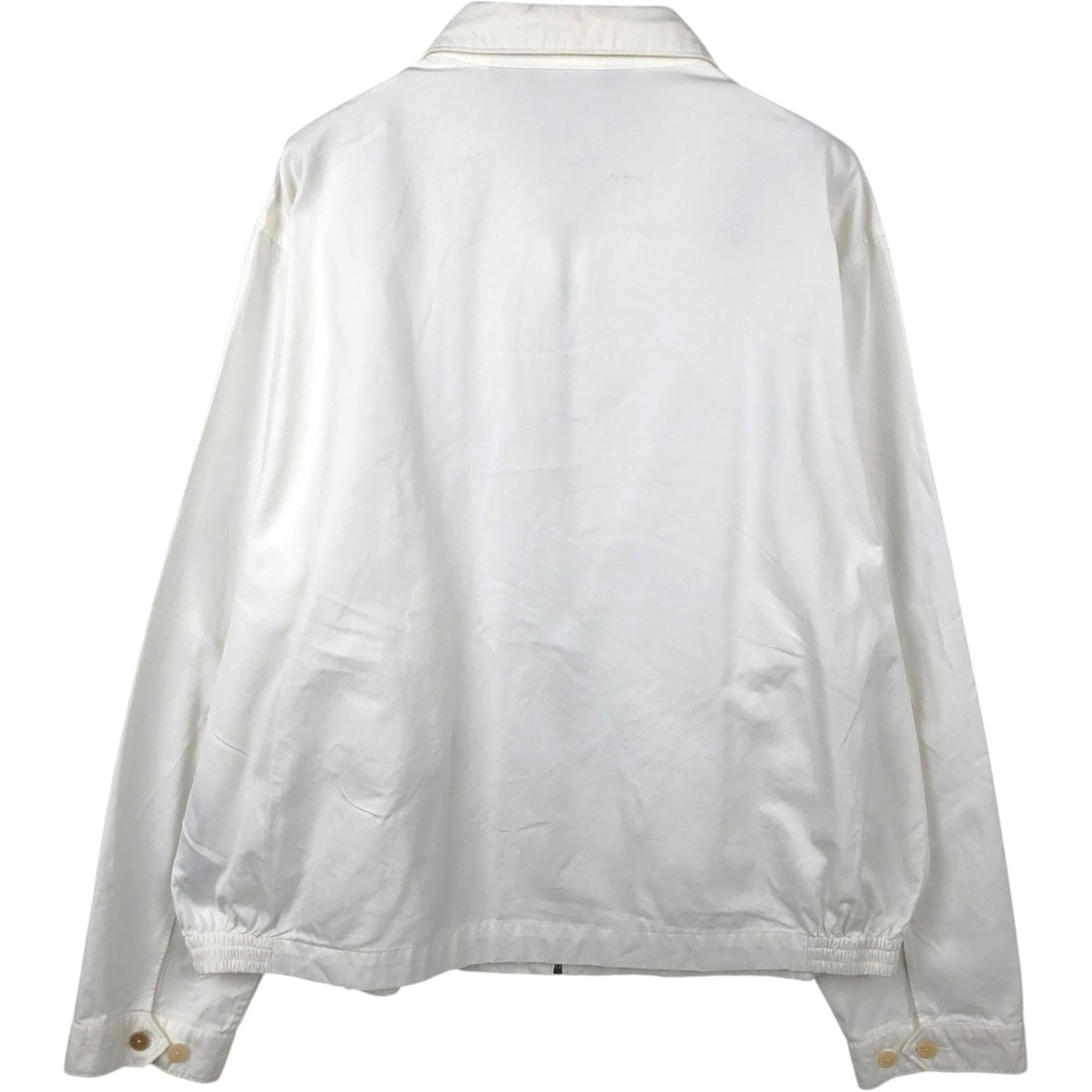 Ralph Lauren POLO by Ralph Lauren Swing Top Sports Jacket Men's XXL cotton white type Vintage Second Hand