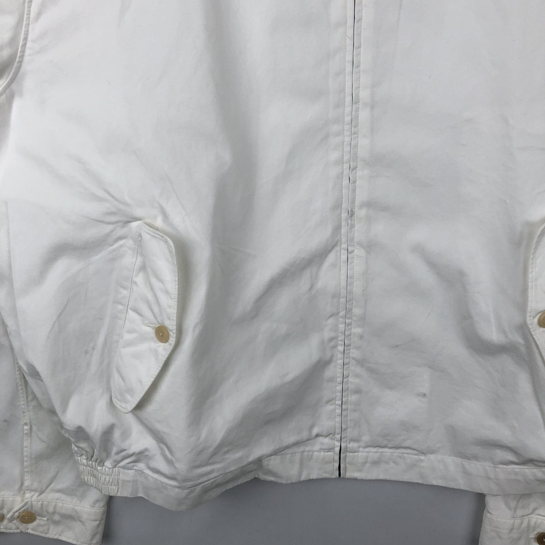 Ralph Lauren POLO by Ralph Lauren Swing Top Sports Jacket Men's XXL cotton white type Vintage Second Hand