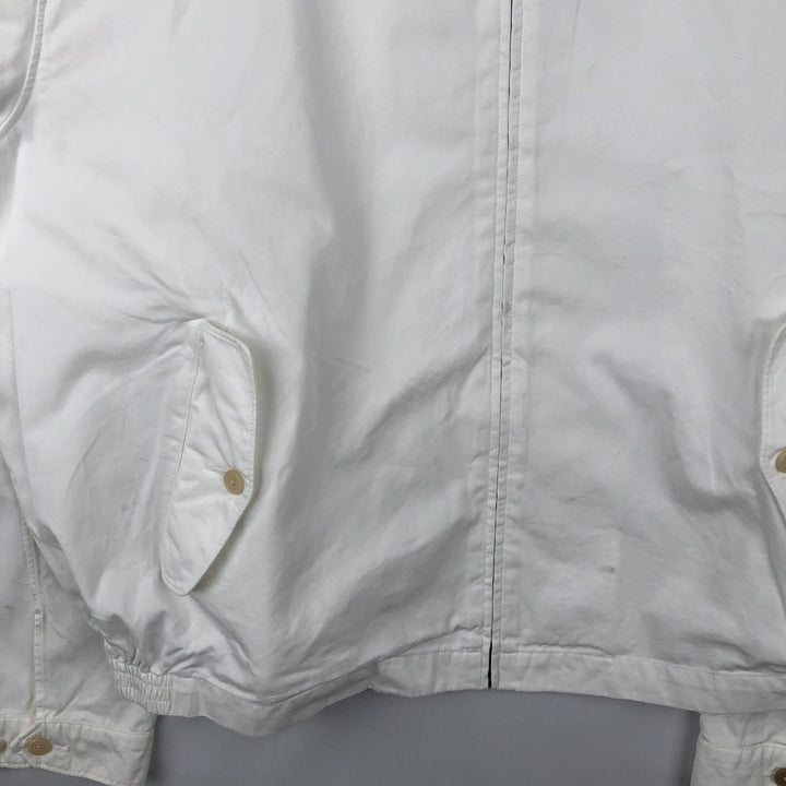 Ralph Lauren POLO by Ralph Lauren Swing Top Sports Jacket Men's XXL cotton white type Vintage Second Hand
