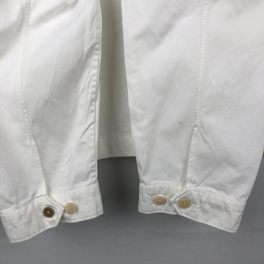 Ralph Lauren POLO by Ralph Lauren Swing Top Sports Jacket Men's XXL cotton white type Vintage Second Hand