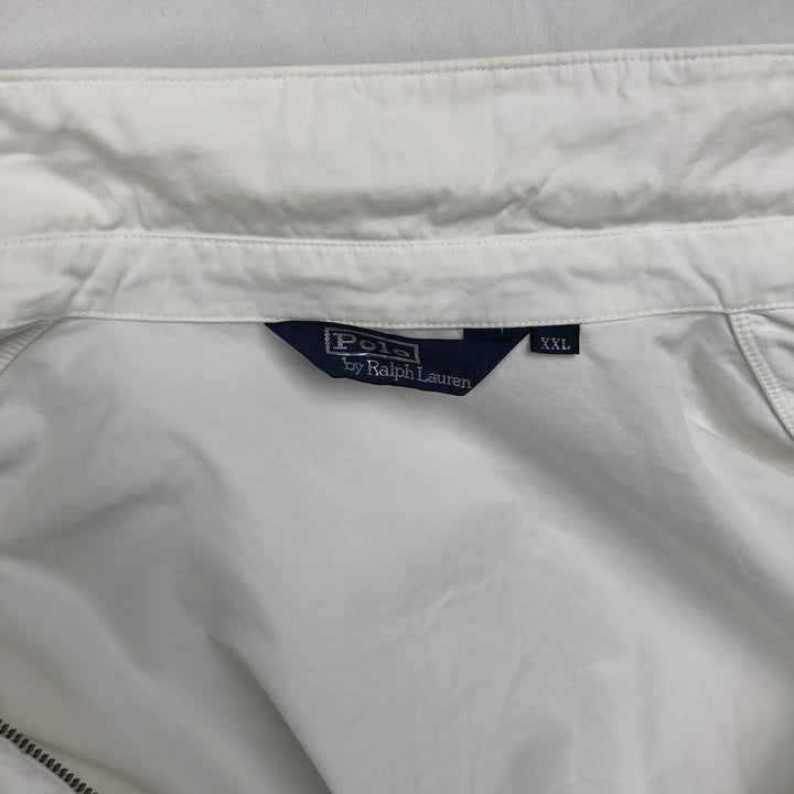 Ralph Lauren POLO by Ralph Lauren Swing Top Sports Jacket Men's XXL cotton white type Vintage Second Hand
