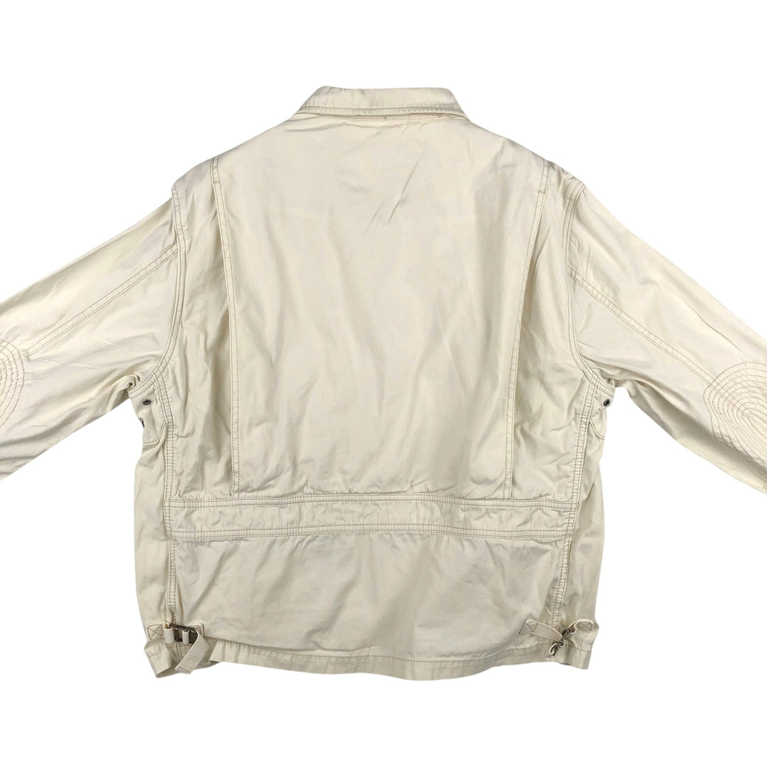 Ralph Lauren POLO by Ralph Lauren Swing Top Sports Jacket Men's L size cotton ivory Vintage Second Hand