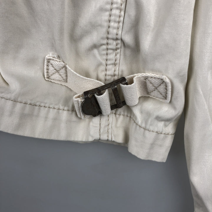 Ralph Lauren POLO by Ralph Lauren Swing Top Sports Jacket Men's L size cotton ivory Vintage Second Hand