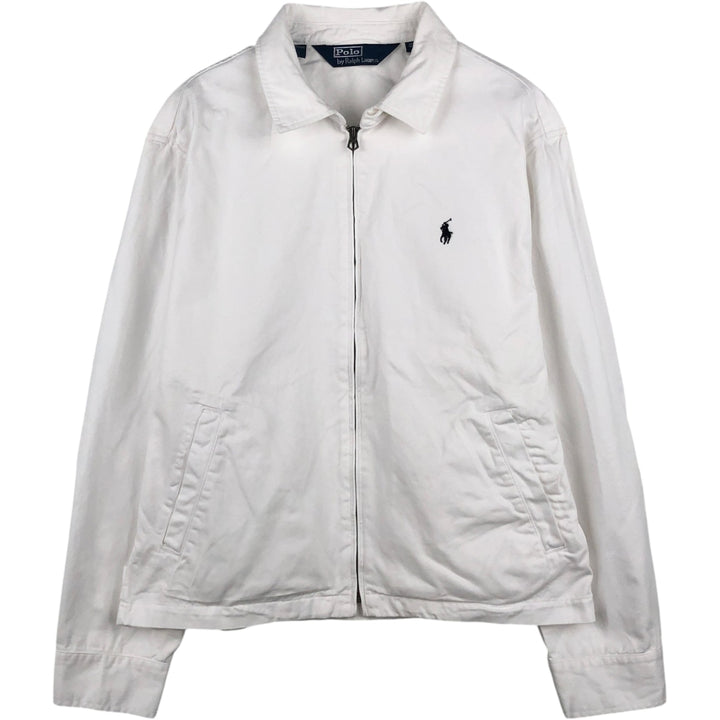 Ralph Lauren POLO by Ralph Lauren Swing Top Sports Jacket Men's L size cotton white type Vintage Second Hand