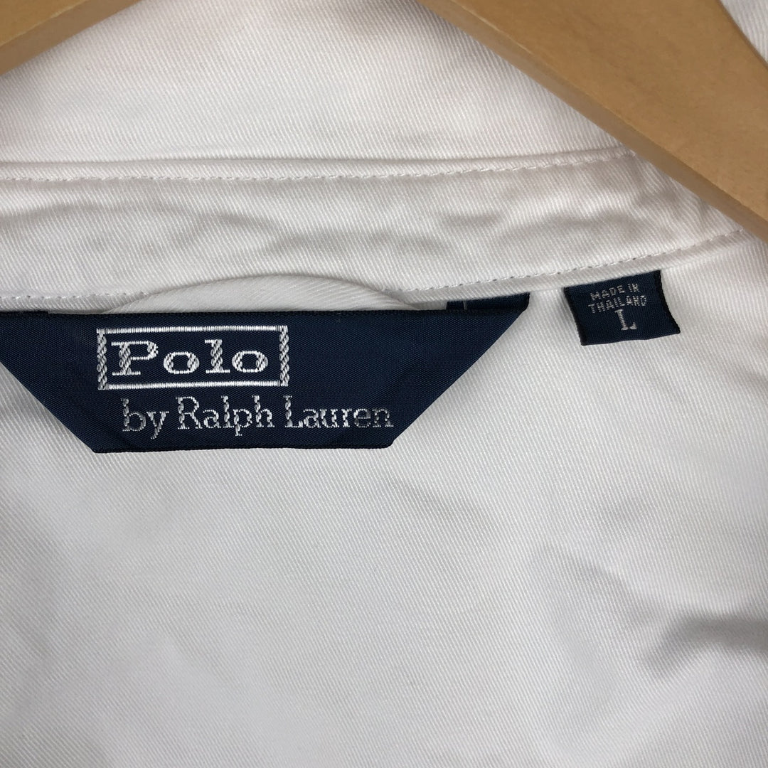 Ralph Lauren POLO by Ralph Lauren Swing Top Sports Jacket Men's L size cotton white type Vintage Second Hand