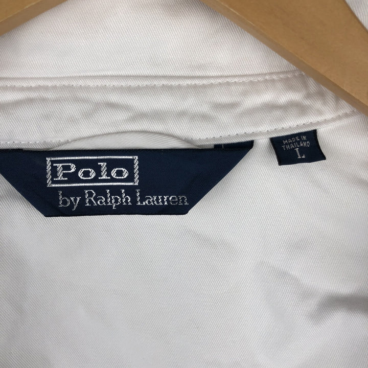 Ralph Lauren POLO by Ralph Lauren Swing Top Sports Jacket Men's L size cotton white type Vintage Second Hand