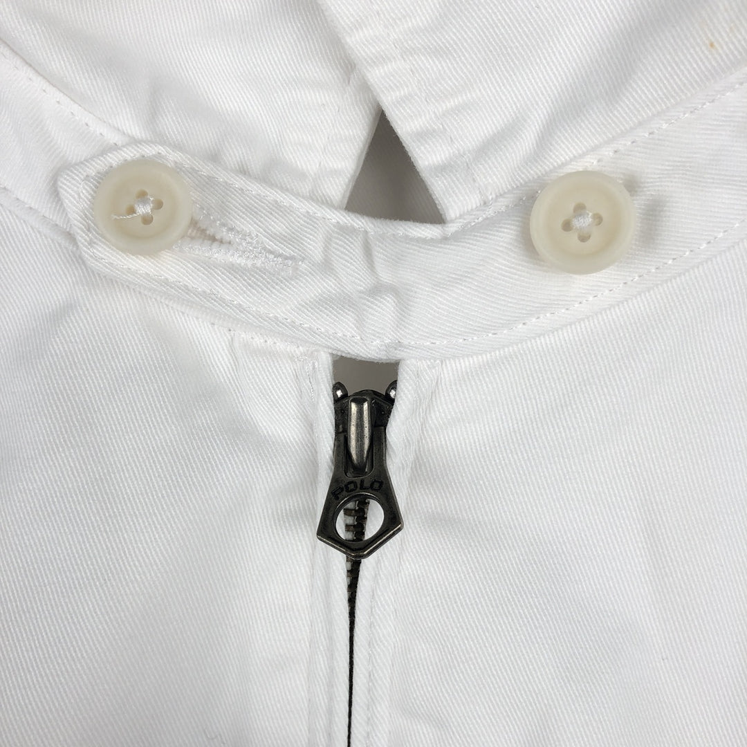 Ralph Lauren POLO by Ralph Lauren Swing Top Sports Jacket Men's L size cotton white type Vintage Second Hand
