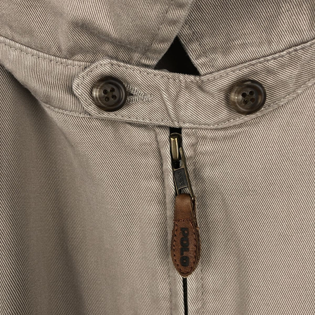 Ralph Lauren POLO by Ralph Lauren Swing Top Sports Jacket Men's L size cotton Beige type Vintage Second Hand