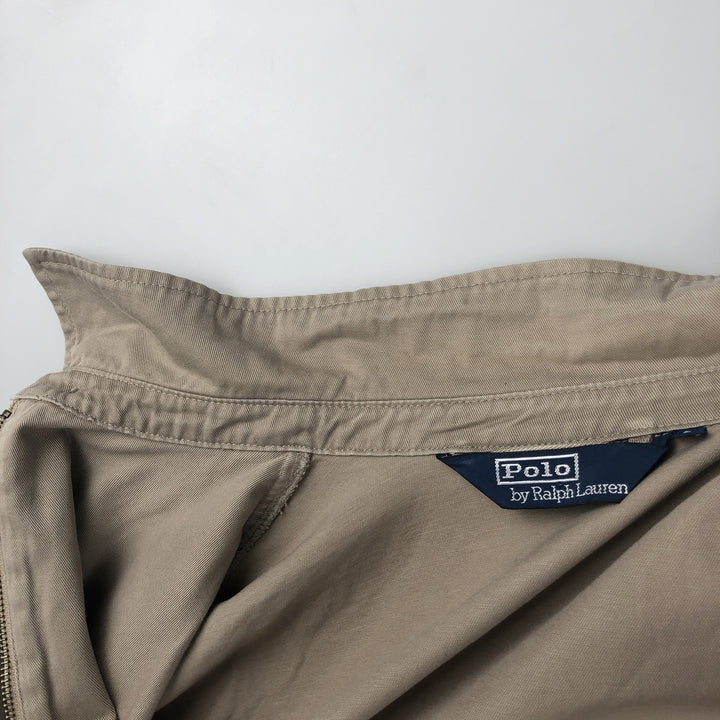 Ralph Lauren POLO by Ralph Lauren Swing Top Sports Jacket Men's L size cotton Beige type Vintage Second Hand