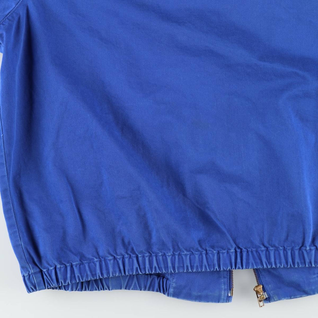 Ralph Lauren POLO by Ralph Lauren Swing Top Sport Jacket, Made in USA, Men's Size XL (approx.) cotton blue type Vintage Second Hand