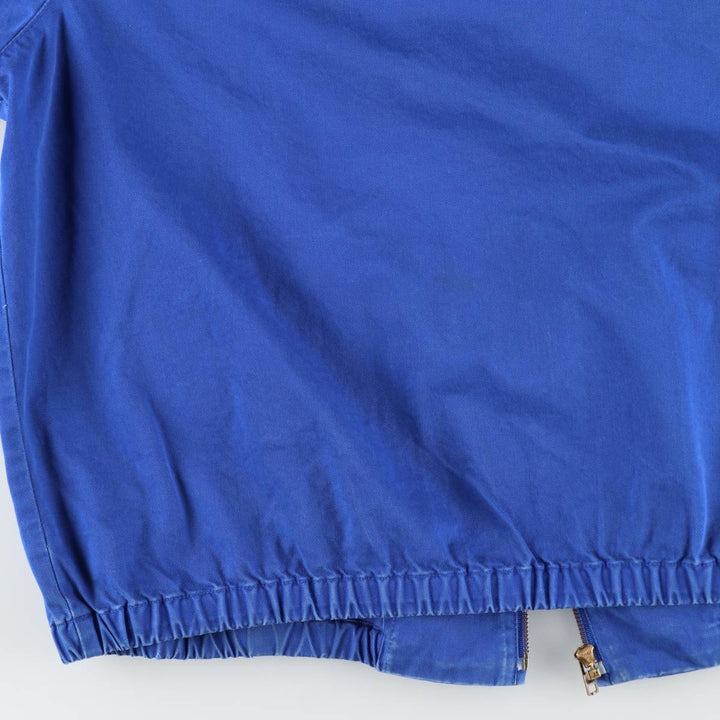 Ralph Lauren POLO by Ralph Lauren Swing Top Sport Jacket, Made in USA, Men's Size XL (approx.) cotton blue type Vintage Second Hand