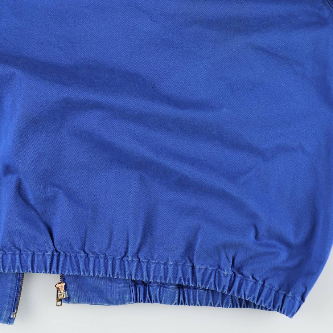 Ralph Lauren POLO by Ralph Lauren Swing Top Sport Jacket, Made in USA, Men's Size XL (approx.) cotton blue type Vintage Second Hand