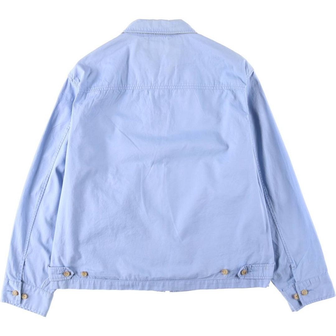 Ralph Lauren POLO by Ralph Lauren Swing Top Sports Jacket Men's L size cotton Blue type light blue Vintage Second Hand