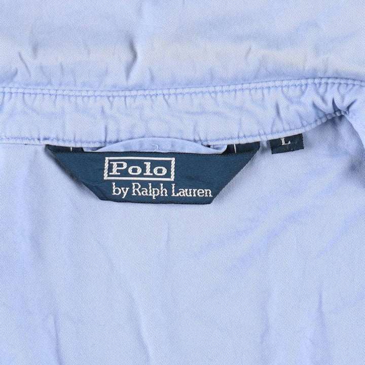 Ralph Lauren POLO by Ralph Lauren Swing Top Sports Jacket Men's L size cotton Blue type light blue Vintage Second Hand