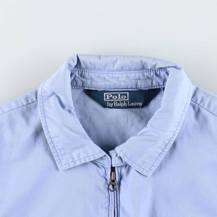 Ralph Lauren POLO by Ralph Lauren Swing Top Sports Jacket Men's L size cotton Blue type light blue Vintage Second Hand