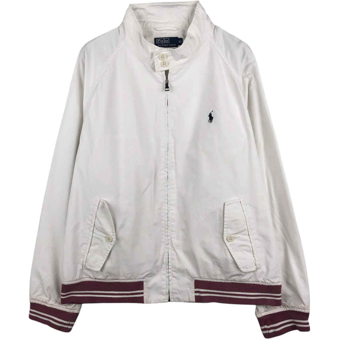 Ralph Lauren POLO by Ralph Lauren Harrington Jacket, Swing Top, Men's XL cotton white type Vintage Second Hand