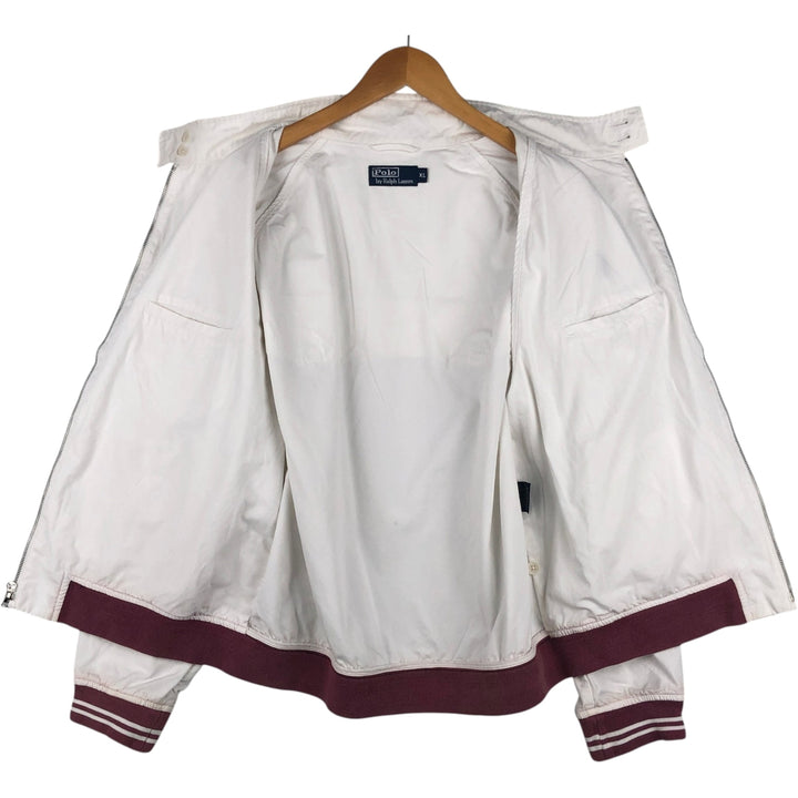 Ralph Lauren POLO by Ralph Lauren Harrington Jacket, Swing Top, Men's XL cotton white type Vintage Second Hand