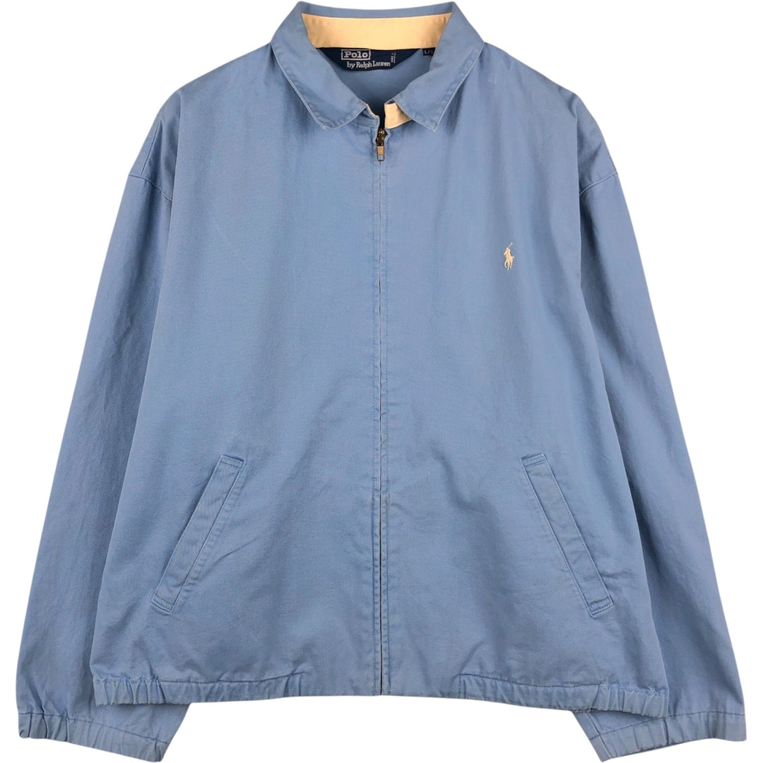 Ralph Lauren POLO by Ralph Lauren Swing Top Sports Jacket Men's L size cotton blue type Vintage Second Hand