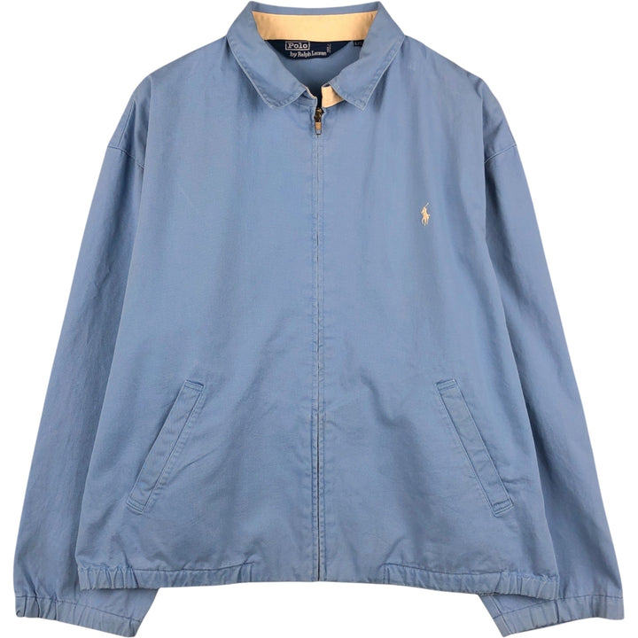 Ralph Lauren POLO by Ralph Lauren Swing Top Sports Jacket Men's L size cotton blue type Vintage Second Hand
