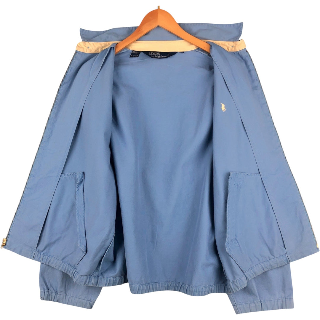 Ralph Lauren POLO by Ralph Lauren Swing Top Sports Jacket Men's L size cotton blue type Vintage Second Hand