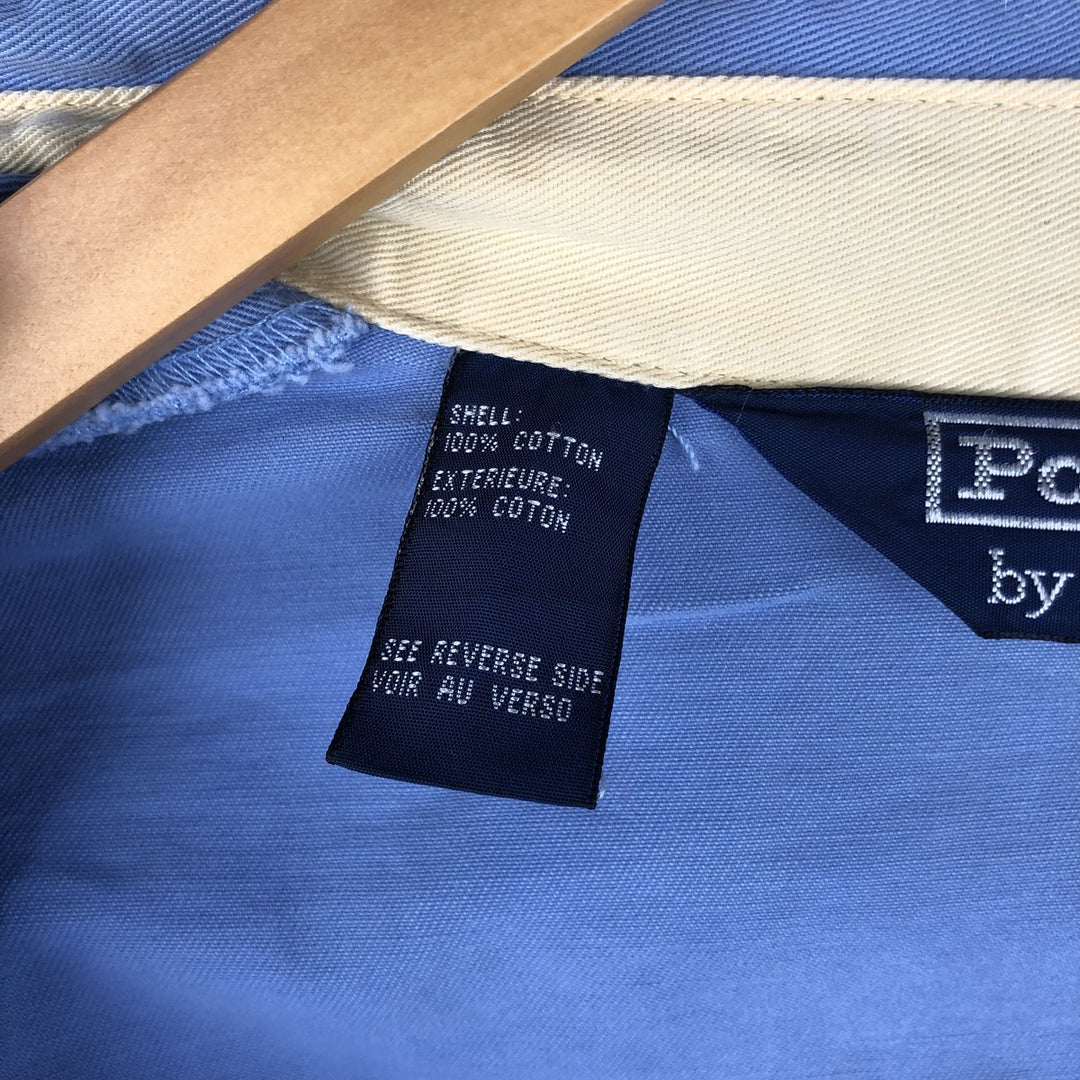 Ralph Lauren POLO by Ralph Lauren Swing Top Sports Jacket Men's L size cotton blue type Vintage Second Hand