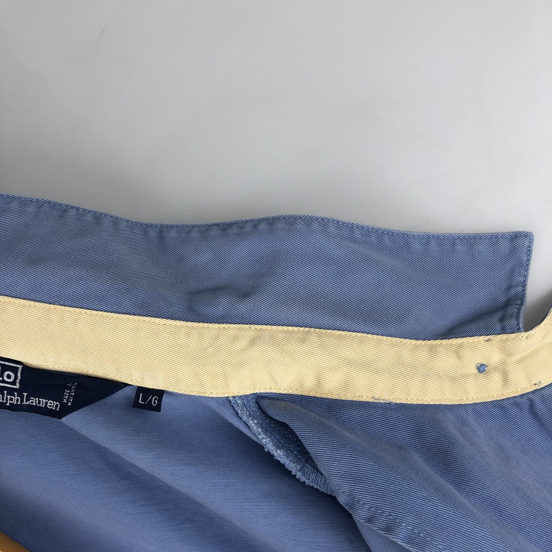 Ralph Lauren POLO by Ralph Lauren Swing Top Sports Jacket Men's L size cotton blue type Vintage Second Hand