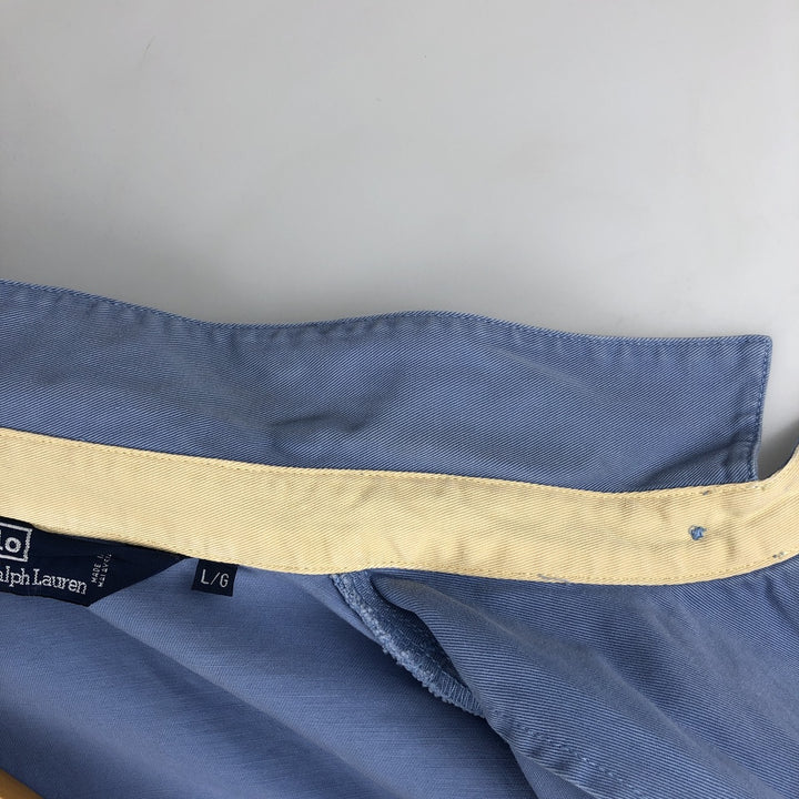 Ralph Lauren POLO by Ralph Lauren Swing Top Sports Jacket Men's L size cotton blue type Vintage Second Hand