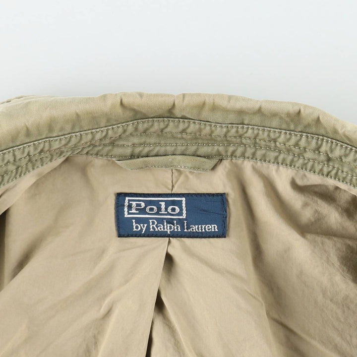 Ralph Lauren POLO by Ralph Lauren Swing Top Sports Jacket Men's L size cotton Khaki type beige Vintage Second Hand